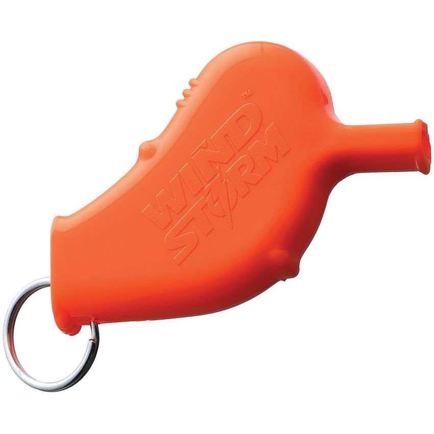 Windstorm All Weather whistle Package of 6  Orange 