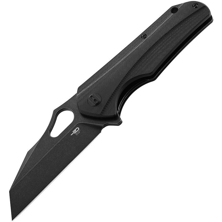 Bestech 36B Operator Black Linerlock Knife Black Handles