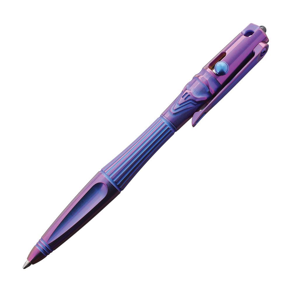 Rike Knife R02BP Titanium Pen Blue and Purple