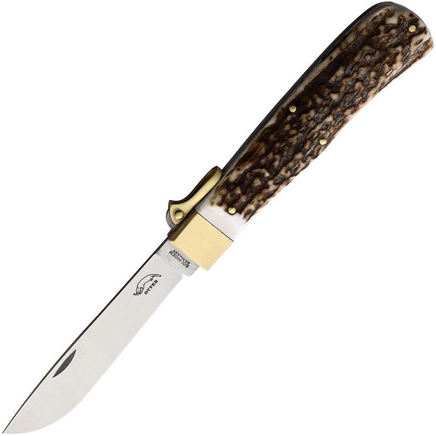 OTTER-Messer 05RHH Hunting Pocket Knife Stainless - Knife Country, USA