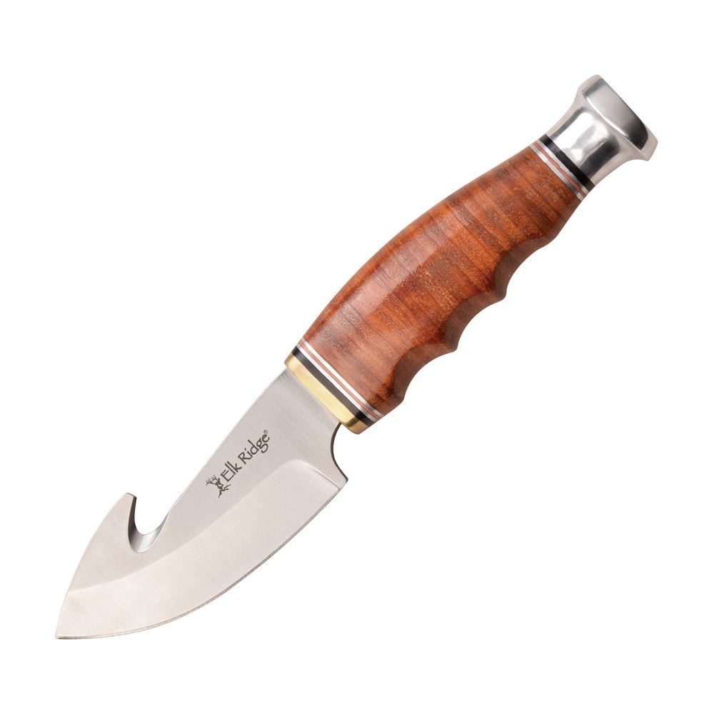 Elk Ridge - OUTSKIRT - Fixed Blade Gut Hook Knife - ER-200-29LBR