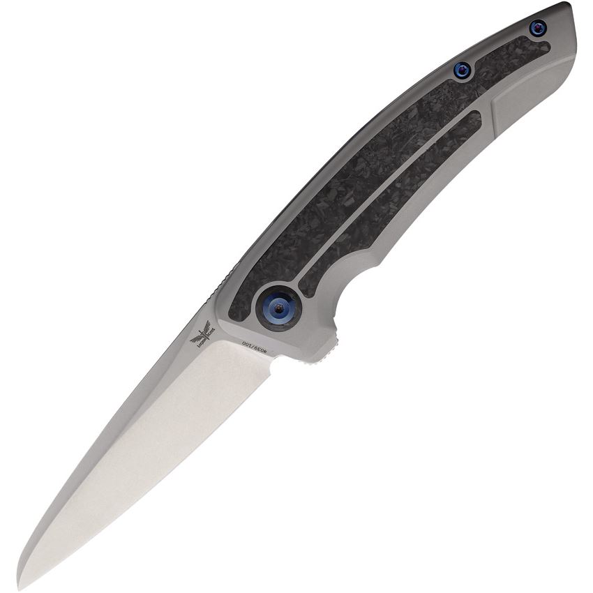 Legion Steel 12023S Asgeir Solv Stonewash Sheepsfoot Framelock Knife Black/Carbon Fiber Handles