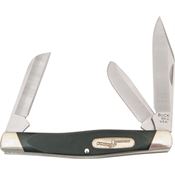 Buck 301 Stockman Folding Pocket Knife with Black Sawcut Composition Handle