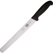 Forschner 5423325 10 Inch Serrated Slicer with Black Fibrox Handle
