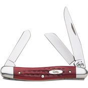 Case 783 Trapper Folding Pocket Knife with Red Bone Handle