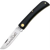 Case 253 Mini Blackhorn Lockback Folding Pocket Drop Point Blade Knife with Black Zytel Handles