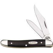 Case 220 Two Blade Jack Folding Knife with Stainless Clip and Pen Blades