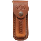 Case 980 Trapper Case Sheath with Brown Leather Construction