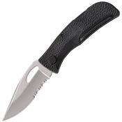 Gerber 6551 E-Z Out Junior Serrated Part Serrated Blade Lockback Folding Pocket Knife