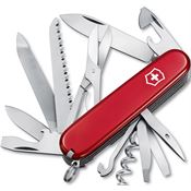 Swiss Army 13763X3 Ranger Pocket Knife with Red Handle