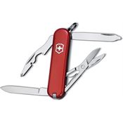 Swiss Army 06363033X1 Rambler Compact Army Folding Pocket Knife with Red Handle