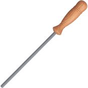 Lansky 28 Medium Grit Alumina Ceramic Sharp Stick with Wood Handle