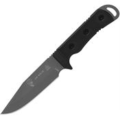 TOPS AIR01 Air Wolfe Fixed Tactical Gray Finish Blade Knife with Black G-10 Handles