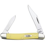 Case 109 Folding Pen Knife with Yellow Synthetic Handle