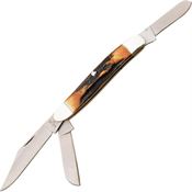 Bear & Son 547 Large Stockman Folding Pocket Knife with Stag Bone Handle