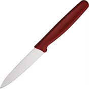 Forschner 50601S 3 1/2 Inch Pairing Knife with Red Nylon Handle