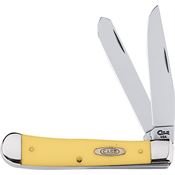 Case 80161 Trapper Stainless with Smooth Yellow Synthetic Handle