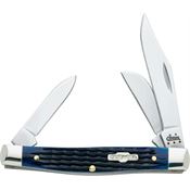 Case 2806 Stockman Folding Pocket Knife with Blue Jigged Bone Handle