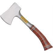 Estwing 14A Sportsmans Camping Axe with Laminated Leather Grip Handle