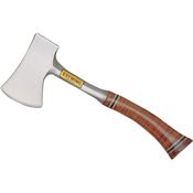 Estwing 24A Sportsmans Camping Axe with Laminated Leather Grip Handle