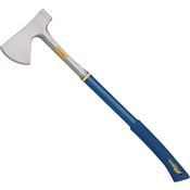 Estwing 45A Camper's Axe with Blue Nylon-Vinyl Deep Cushion Safety Grip Handle