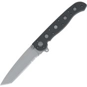 CRKT 10Z EDC (Every Day Carry) Part Serrated Tanto Point Linerlock Folding Pocket Knife