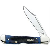Case 2864 Mini Copperlock Blue Bone Lockback Folding Pocket Knife