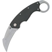 Smith & Wesson CK33 Karambit Framelock Folding Pocket Matte Finish Blade Knife with Black G-10 Handles