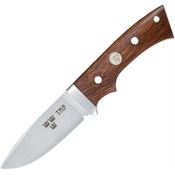 Fallkniven TK5 Tre Kronor De Luxe HunterStandard Edge Stainless Drop Point Blade & Wood Handles