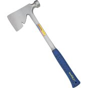 Estwing E3R Riggers Axe with Blue Nylon-Vinyl Deep Cushion Safety Grip Handle