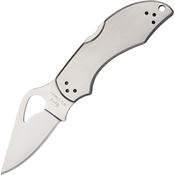 Byrd 10P2 Robin 2 Lockback Folding Pocket Stainless Knife with Brushed Stainless Handles