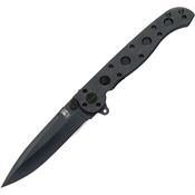 CRKT 01KZ M16 Black Zytel Spear Point Linerlock Folding Pocket Knife
