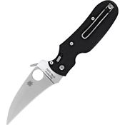 Spyderco 103GP P'Kal Folder Linerlock Pocket Stainless Blade Knife with Black G-10 Handles