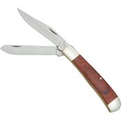 Bear & Son 254R Trapper Folding Pocket Knife with Rosewood Handle