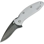 Kershaw 1620DAM Scallion Damascus Framelock Folding Pocket Knife