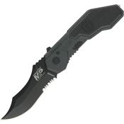Smith & Wesson MP1BS MAGIC Folder Assisted Opening Part Serrated Linerlock Pocket Knife