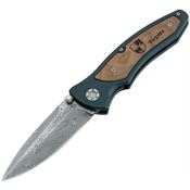 Boker 110190DAM Tirpitz Damascus Linerlock Folding Pocket Knife