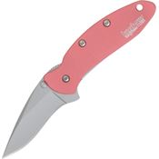 Kershaw 1600P Chive Pink Assisted Opening Linerlock Folding Pocket Knife