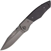 Buck 327CF Nobleman Framelock Folding Pocket Drop Point Knife with Carbon Fiber Handles