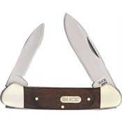Buck 389BRS 300 Series Canoe Folding Pocket Knife with Brown rich wood Handle