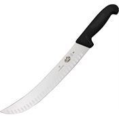 Forschner 5732331 12 1/4 Inch Granton Cimeter Blade Knife with Black Fibrox Handle