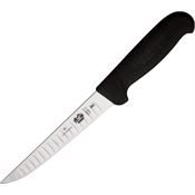 Forschner 5602315 6 Inch Stiff Granton Boning Blade Knife with Black Fibrox Handle
