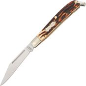 Schrade 12UH Uncle Henry Roadie Folding Pocket Knife with Delrin Stag Handle