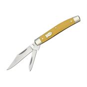 Schrade 33OTY Old Timer Middleman Jack Folding Knife with Yellow Delrin Handle