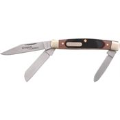 Schrade 34OT Old Timer Middleman Folding Pocket Knife with Sawcut Delrin Handle