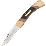 Schrade 7OT Old Timer Cave BeAR Lockback Folding Pocket Knife with Sawcut Delrin Handles