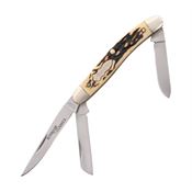 Schrade 897UH Uncle Henry Signature Folding Pocket Knife with Delrin Stag Handle