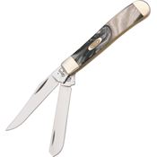 Case 9254IQ Trapper Ivory Quartz Pocket Knives With Corelon Handle