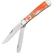 Case 9254TN Trapper Tennessee Orange Folding Pocket Knives With Corelon Handle