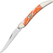 Case 910096TN Small Toothpick Tennessee Folding Pocket Knife with Tennessee Orage Corelon Handle